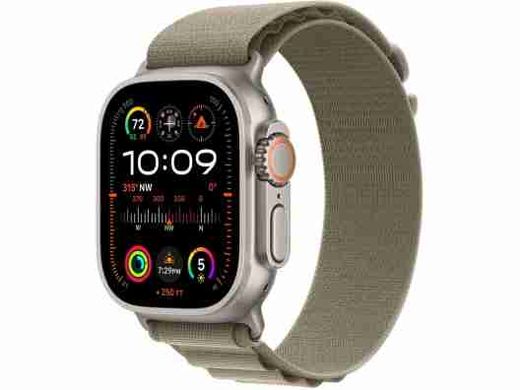 Смарт-часы Apple Watch Ultra 2 GPS + Cellular 49mm Titanium Case with Olive Alpine Loop - Large (MRF03/MRFK3)