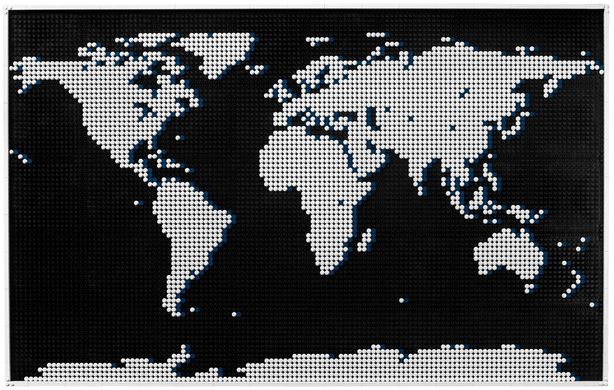 Блочный конструктор LEGO Карта мира (31203)