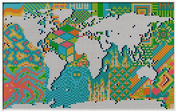 Блоковий конструктор LEGO Карта мира (31203)