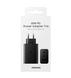 Сетевое зарядное устройство Samsung 65W Power Adapter Trio w/o cable Black (EP-T6530NBEG) - 3