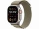 Смарт-часы Apple Watch Ultra 2 GPS + Cellular 49mm Titanium Case with Olive Alpine Loop - Large (MRF03/MRFK3) - 3