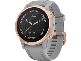 Спортивний годинник Garmin Fenix 6S Rose Gold-tone with Powder Gray Band (010-02159-21/20)