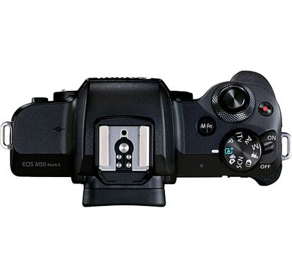 Бездзеркальний фотоапарат Canon EOS M50 Mark II kit (15-45mm + 55-200mm) IS STM Black (4728C041)
