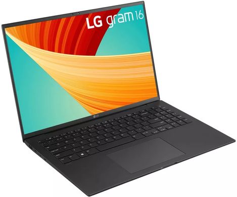 Ноутбук LG GRAM 2023 16Z90R black (16Z90R-G.AA75Y)