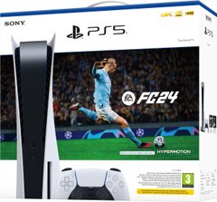 Игровая консоль Sony PlayStation 5 Blu-ray Edition 825GB + EA SPORTS FC 24 Bundle (ваучер на скачивание)