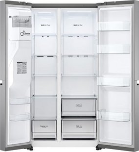 Холодильник з морозильною камерою LG GSLV50PZXE