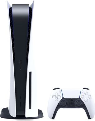 Ігрова консоль Sony PlayStation 5 Blu-ray Edition 825GB + EA SPORTS FC 24 Bundle (ваучер на скачування)