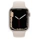 Смарт-часы Apple Watch Series 7 GPS + Cellular 45mm S. Aluminum Case w. Starlight S. Band (MKJ83) - 1