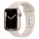 Смарт-часы Apple Watch Series 7 GPS + Cellular 45mm S. Aluminum Case w. Starlight S. Band (MKJ83) - 2