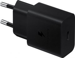 Сетевое зарядное устройство Samsung 15W Power Adapter Type-C Black (EP-T1510XB)