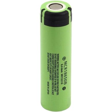 Аккумулятор Panasonic 18650 3400mAh Li-ion 1шт (NCR18650B FLAT) (NCR18650B FLAT)