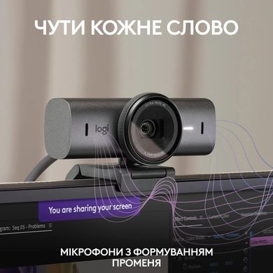 Вебкамера Logitech MX Brio 4K Graphite (960-001559)