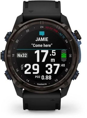 Спортивний годинник Garmin Descent Mk3i 51mm Carbon Gray DLC Titanium with DLC Titanium Band (010-02752-13/14)