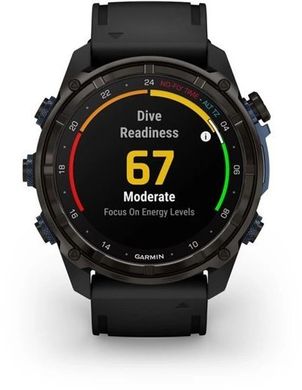 Спортивний годинник Garmin Descent Mk3i 51mm Carbon Gray DLC Titanium with DLC Titanium Band (010-02752-13/14)