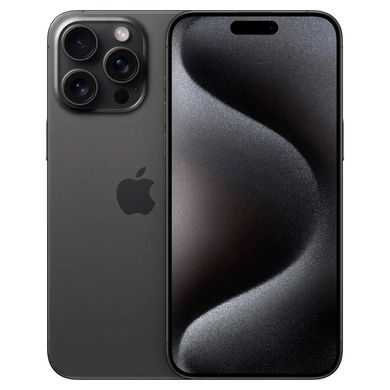 Смартфон Apple iPhone 15 Pro 256GB eSIM Black Titanium (MTQR3) (no Box)