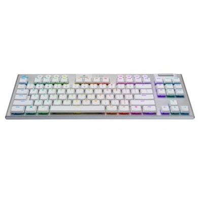 Клавіатура Logitech G915 Gaming TKL Tenkeyless Lightspeed Wireless RGB Mechanical White (920-009664)