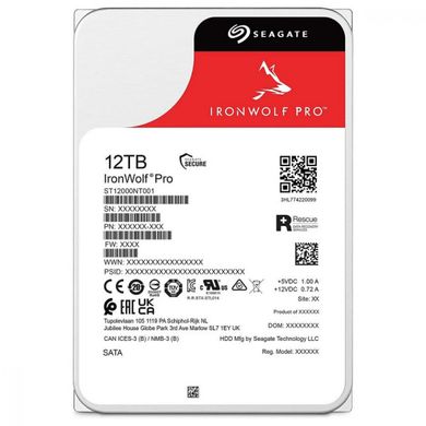 Жорсткий диск Seagate IronWolf Pro 12 TB (ST12000NT001)