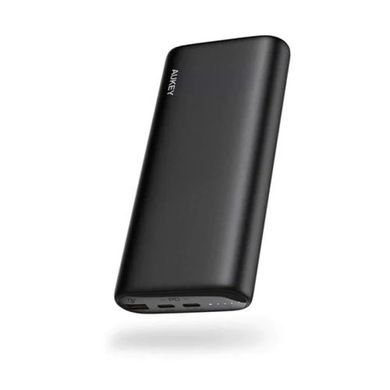 Зовнішній акумулятор (павербанк) Aukey 20000mAh 20000mАh 65W Black (PB-Y37)