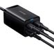 Мережевий зарядний пристрій Baseus GaN3 Pro Fast Charger 2xType-C+USB 65W Black (CCGP050101) - 5