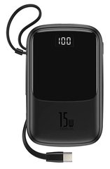 Внешний аккумулятор (павербанк) Baseus Qpow 10000 mAh Black (PPQD-A01)