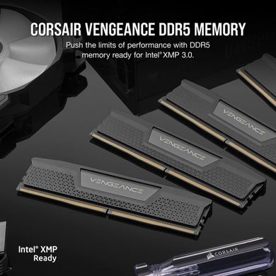 Пам'ять для настільних комп'ютерів Corsair 64 GB (2x32GB) DDR5 5200 MHz Vengeance (CMK64GX5M2B5200C40)