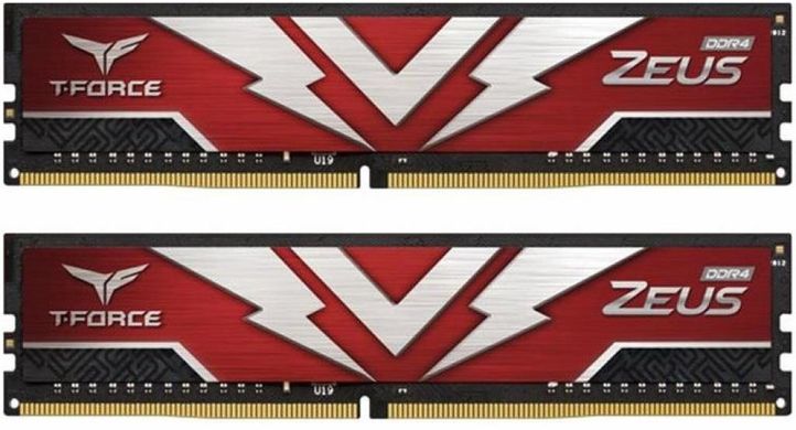 Память для настольных компьютеров TEAM 16 GB (2x8GB) DDR4 3000 MHz T-Force Zeus Red (TTZD416G3000HC16CDC01)