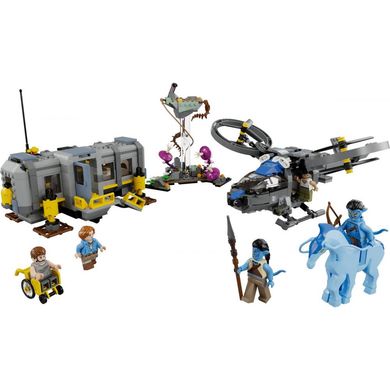 Блоковий конструктор LEGO Avatar Гори Алілуя: 26-а ділянка та вантажний конвертоплан «Самсон» (75573)