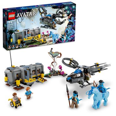 Блоковый конструктор LEGO Avatar Горы Аллилуйя: 26-й участок и грузовой конвертоплан «Самсон» (75573)
