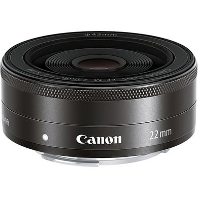 Широкоугольный объектив Canon EF-M 22mm f/2 STM (5985B005)