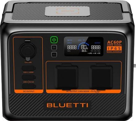 Зарядна станція BLUETTI AC60P 504Wh 600W