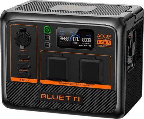 Зарядна станція BLUETTI AC60P 504Wh 600W