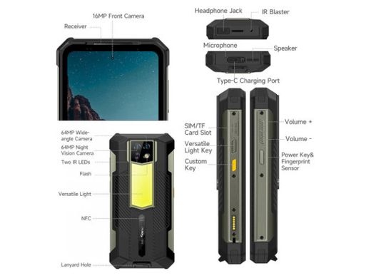 Смартфон Ulefone Armor 24 12/256GB Black