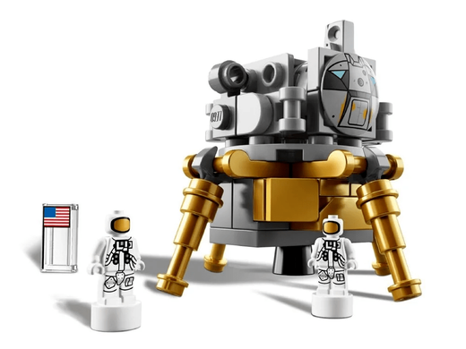 Блоковий конструктор LEGO Ideas Ракетно-космическая система НАСА «Сатурн-5-Аполлон» 1969 деталей (92