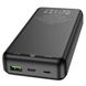 Зовнішній акумулятор (Power Bank) Hoco Type-C PD 20W+Quick Charge 3.0 20000 mAh J87A Black - 3