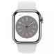 Смарт-часы Apple Watch Series 8 GPS + Cellular 45mm Silver Aluminum Case w. Pride Edition Sport Loop (MP513+MN6L3) - 2