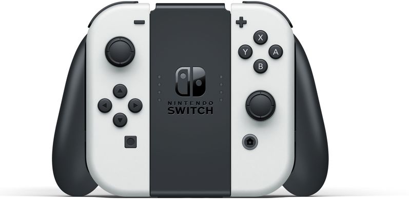 Портативная игровая приставка Nintendo Switch OLED with White Joy-Con (045496453435)