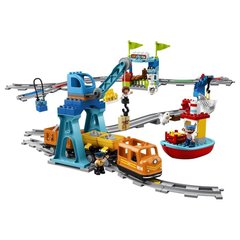 Блоковый конструктор LEGO DUPLO Town Грузовой поезд (10875)