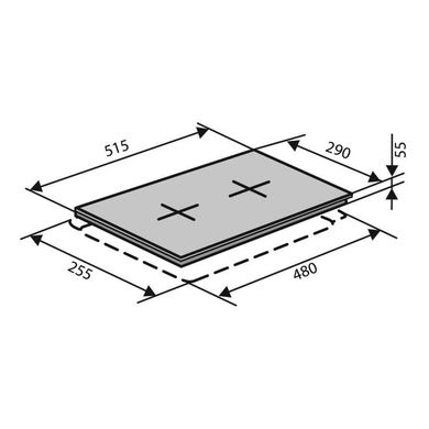 Варильна поверхня газова Ventolux HSF320 CS (X) 3