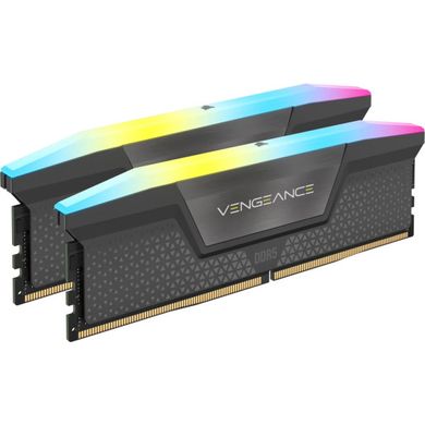 Память для настольных компьютеров Corsair 64 GB (2x32GB) 5600 MHz Vengeance RGB AMD EXPO (CMH64GX5M2B5600Z40K)