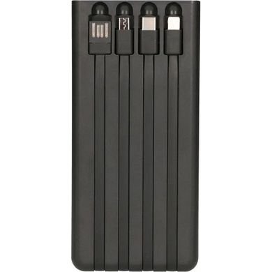 Внешний аккумулятор (повербанк) Extralink EPB-093 30000mAh Preto Solar USB-C Black