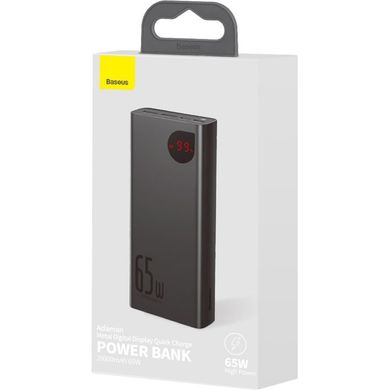 Внешний аккумулятор (павербанк) Baseus Adaman Metal Digital Display Quick Charge Power Bank 65W 20000mAh Blue (PPIMDA-D03)