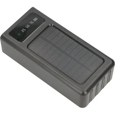 Внешний аккумулятор (повербанк) Extralink EPB-093 30000mAh Preto Solar USB-C Black