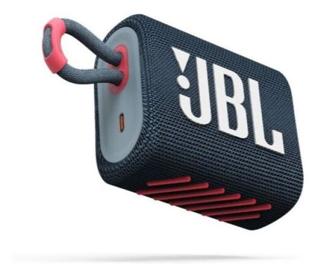 Портативна колонка JBL Go 3 Pink (JBLGO3PINK)