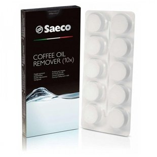 Засіб для чищення Saeco Таблетки для удаления кофейного жира Coffee Oil Remover 10 шт. (CA6704/99)
