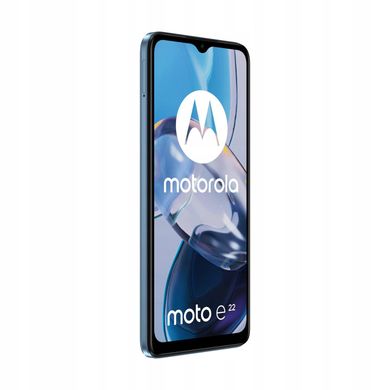 Смартфон Motorola Moto E22 4/64GB Crystal Blue (PAVC0003)