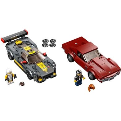 Блоковый конструктор LEGO Speed Champions Шевроле Corvette C8.R Race Car and 1968 Шевроле (76903)