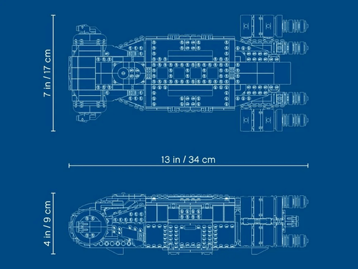 Блоковий конструктор LEGO Транспортний корабель Опору I-TS, Resistance I-TS Transport (75293)