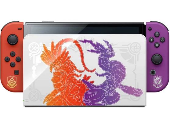 Ігрова приставка Nintendo Switch OLED Pokemon Scarlet & Violet Edition (Joy-Con Red/Violet)