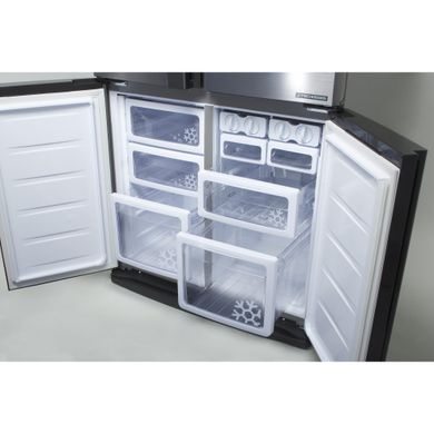 Холодильник з морозильною камерою Sharp SJ-EX820FSL