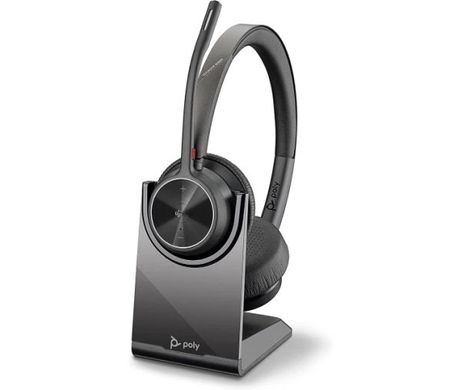 Навушники з мікрофоном Plantronics Poly Voyager 4320 UC Charge Stand (218476-01)